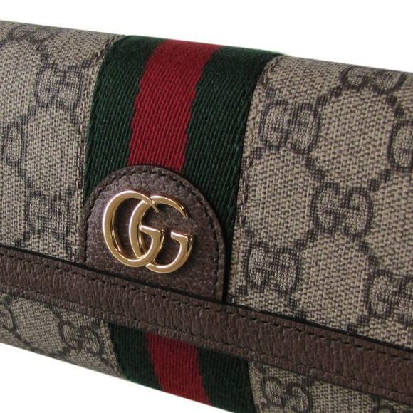 Gucci Supreme Wallet Canvas GG Continental Long - Picture 1 of 5